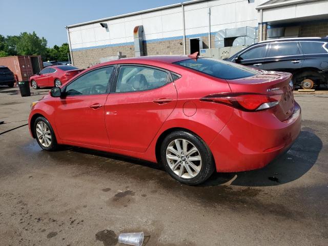  HYUNDAI ELANTRA 2014 Czerwony