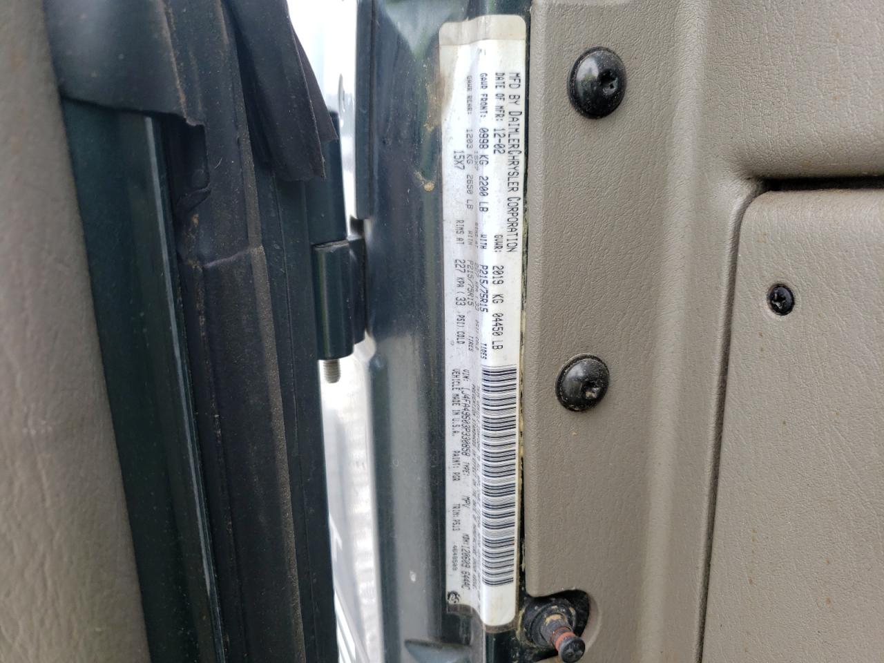 2003 Jeep Wrangler / Tj Sport VIN: 1J4FA49S03P330858 Lot: 59519085
