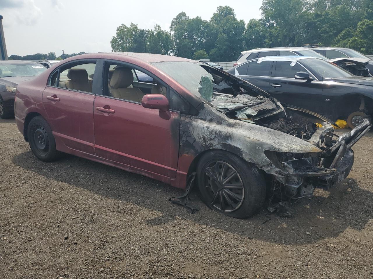 HONDA CIVIC 2009 VIN 1HGFA16539L014133 zdjęcie 4