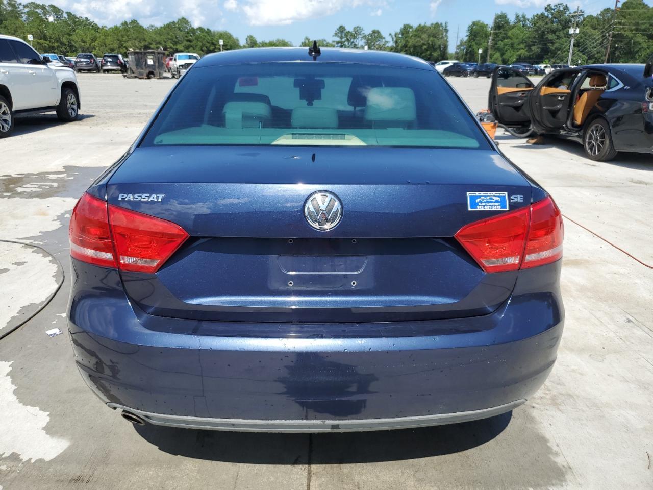 2013 Volkswagen Passat Se VIN: 1VWBH7A3XDC126287 Lot: 60860985
