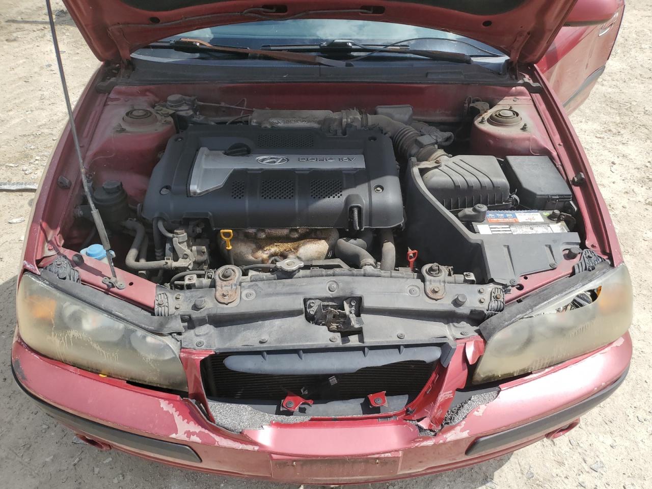 2004 Hyundai Elantra Gls VIN: KMHDN56DX4U121512 Lot: 63157195