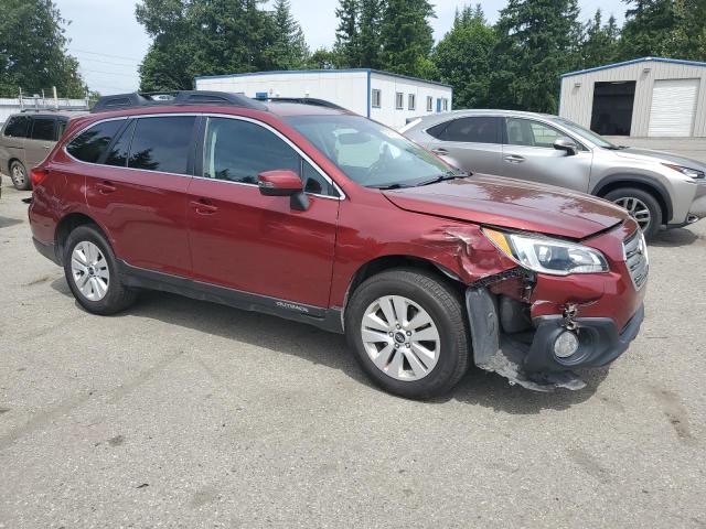  SUBARU OUTBACK 2017 Czerwony