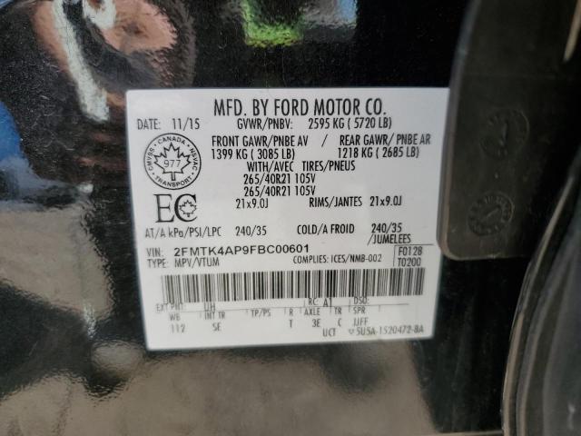 2015 FORD EDGE SPORT  