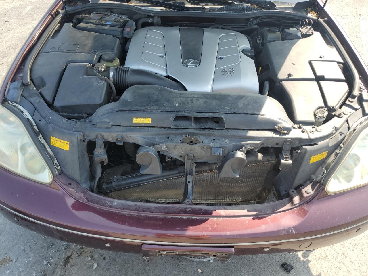 2004 Lexus Ls 430 VIN: JTHBN36F640163456 Lot: 62081245
