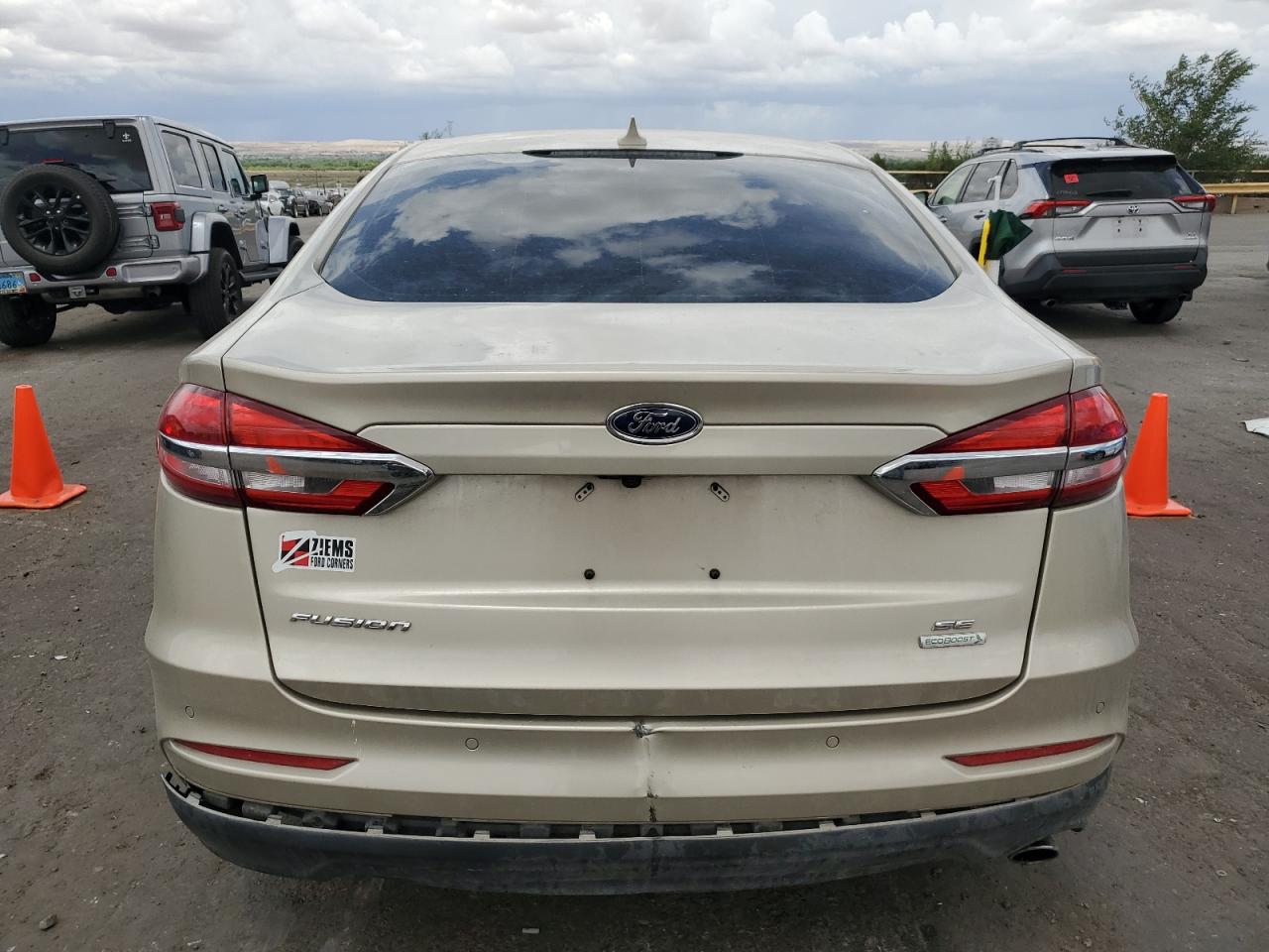 2019 Ford Fusion Se VIN: 3FA6P0HD7KR251409 Lot: 61192105