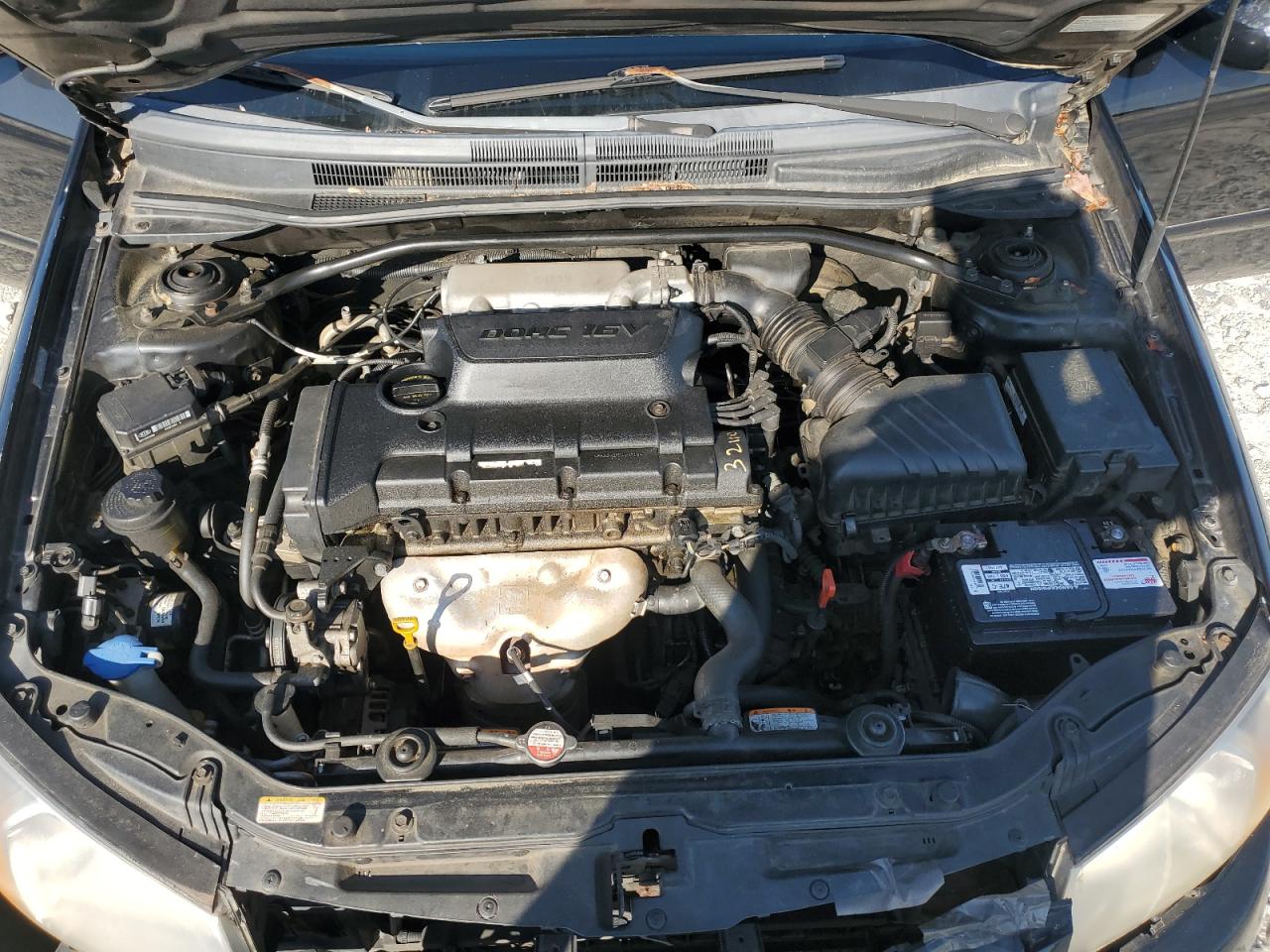 2007 Kia Spectra Ex VIN: KNAFE121975002041 Lot: 61724395