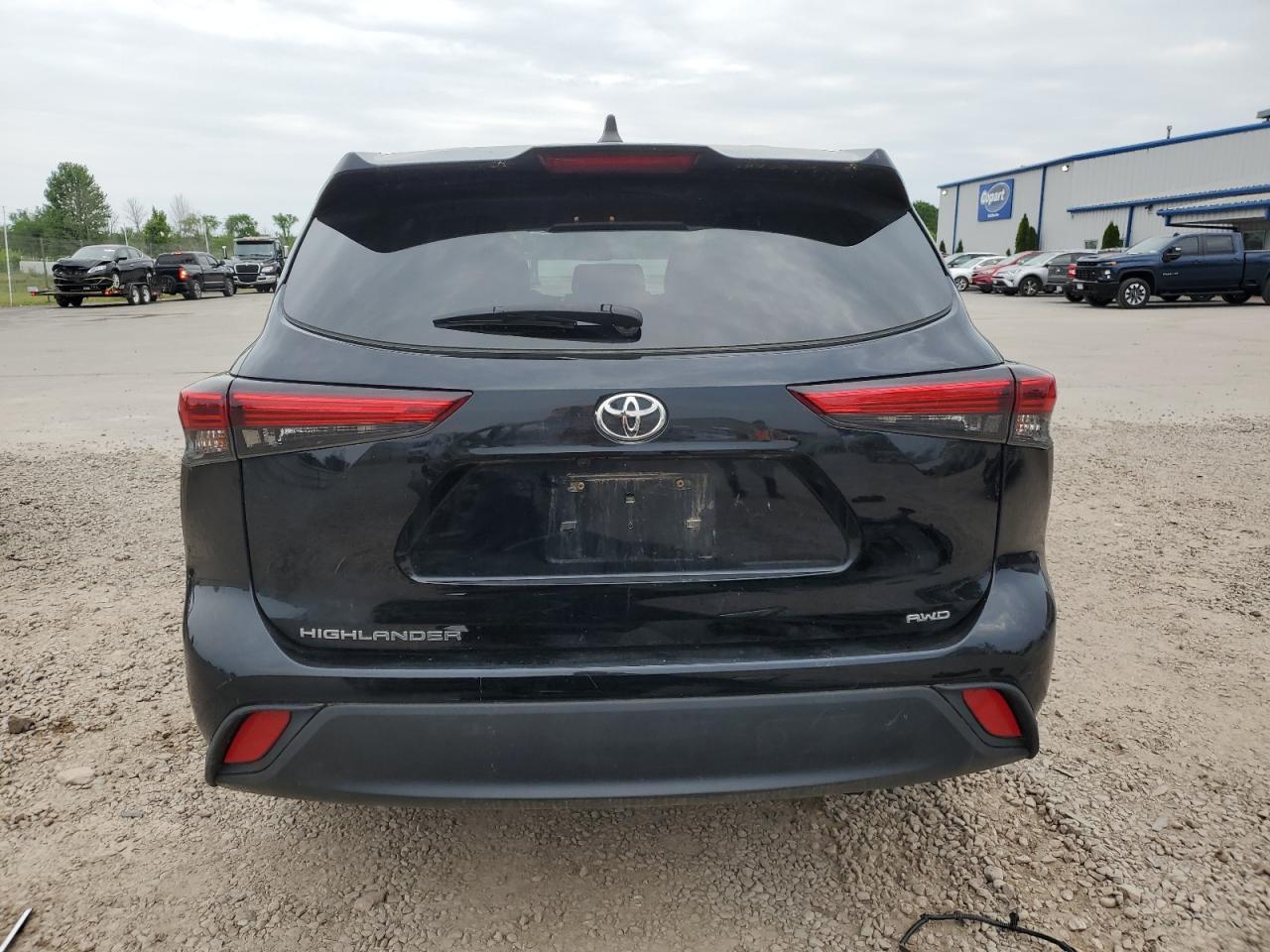 2022 Toyota Highlander L VIN: 5TDCZRBH7NS180589 Lot: 60407105