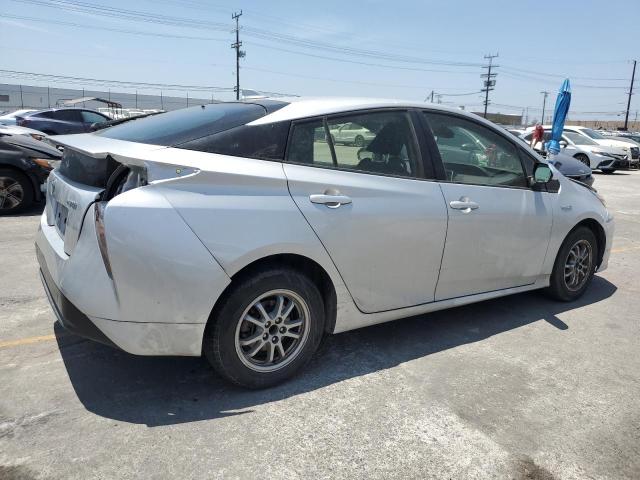 Hatchbacks TOYOTA PRIUS 2017 Srebrny