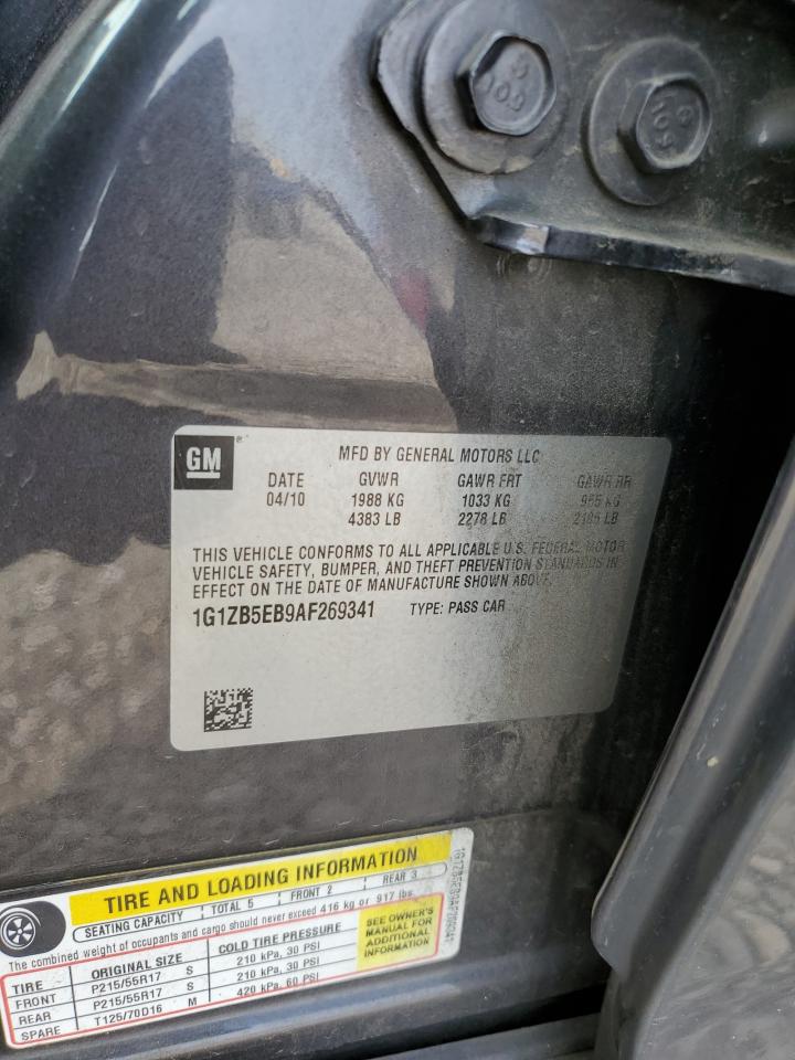 2010 Chevrolet Malibu Ls VIN: 1G1ZB5EB9AF269341 Lot: 84911975