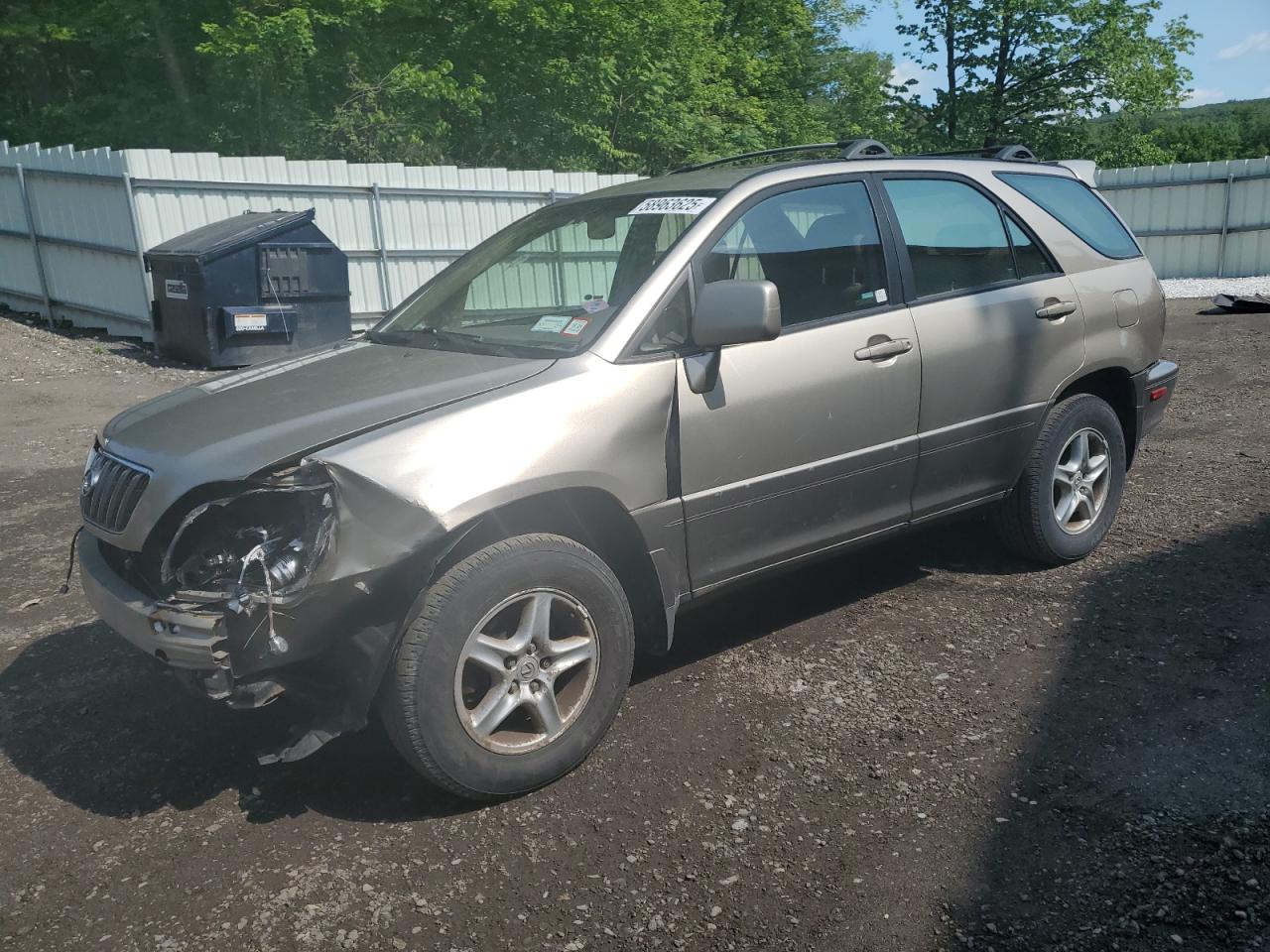 2001 Lexus Rx 300 en Venta en Center Rutland, VT - Front End