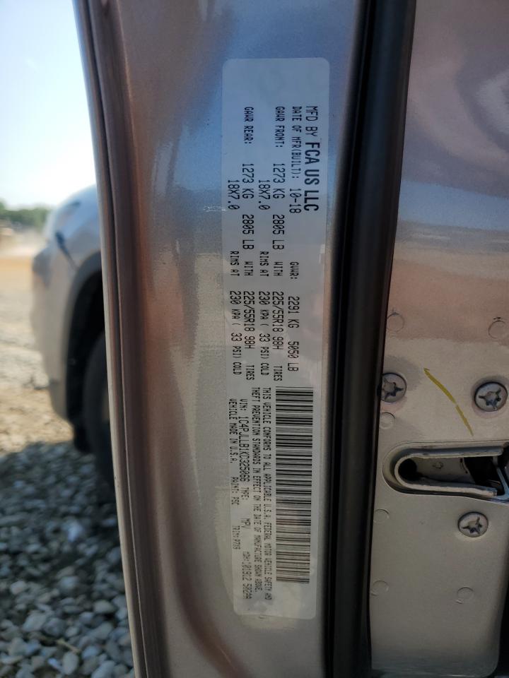 2019 Jeep Cherokee Latitude Plus VIN: 1C4PJLLB1KD325066 Lot: 60081065