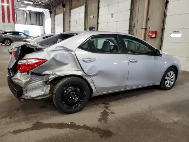  TOYOTA COROLLA 2016 Серебристый