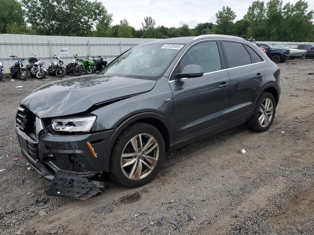 AUDI Q3 2018 VIN WA1JCCFS2JR020747