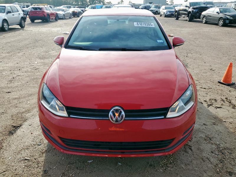  VOLKSWAGEN GOLF 2017 Красный