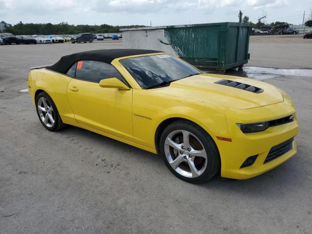 Cabriolets CHEVROLET CAMARO 2015 Yellow