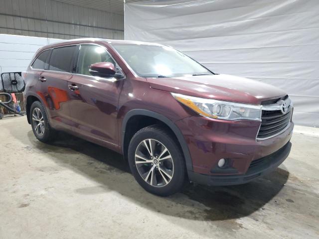 Паркетники TOYOTA HIGHLANDER 2016 Бордовый