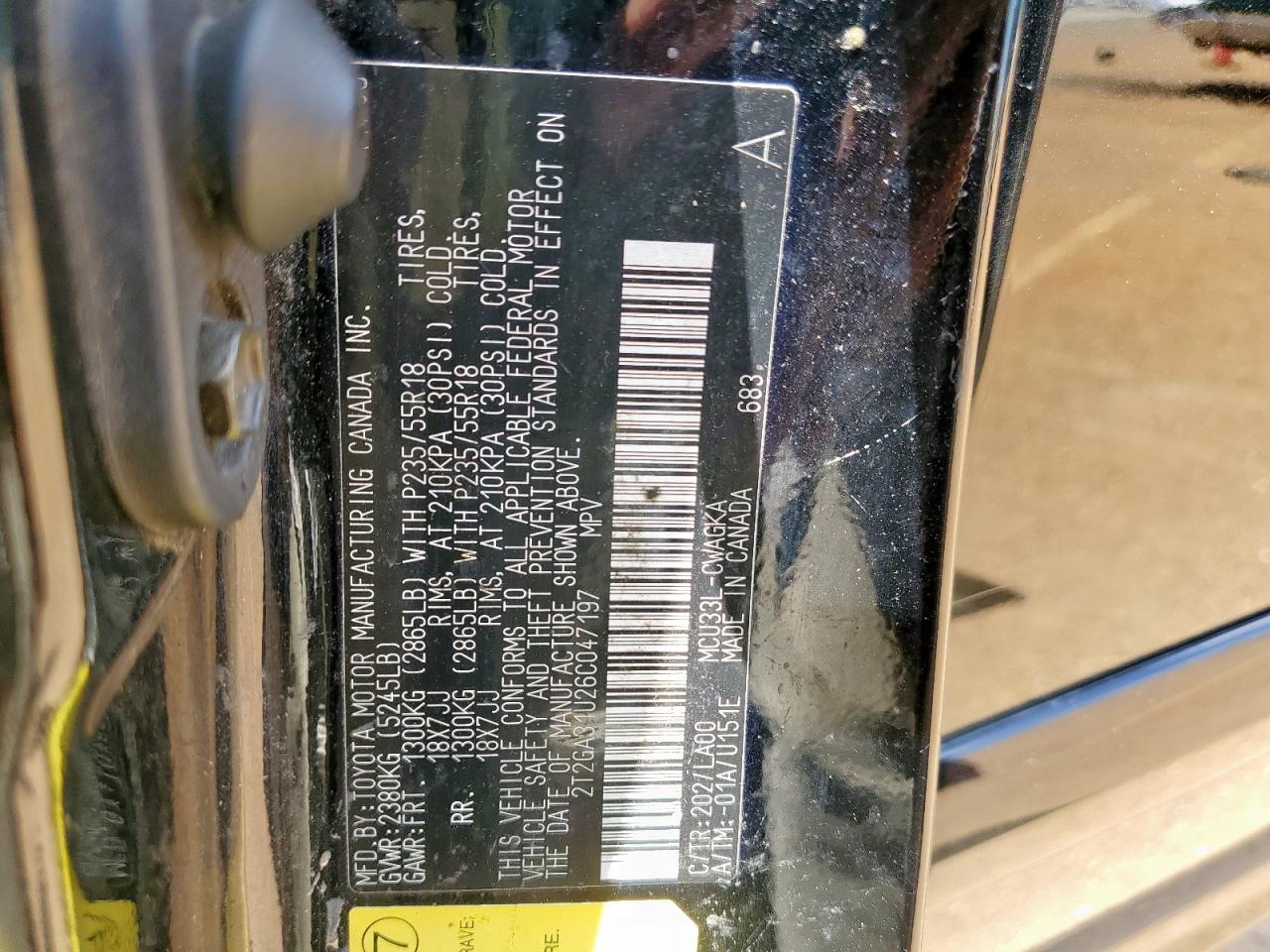 2006 Lexus Rx 330 VIN: 2T2GA31U26C047197 Lot: 62959725