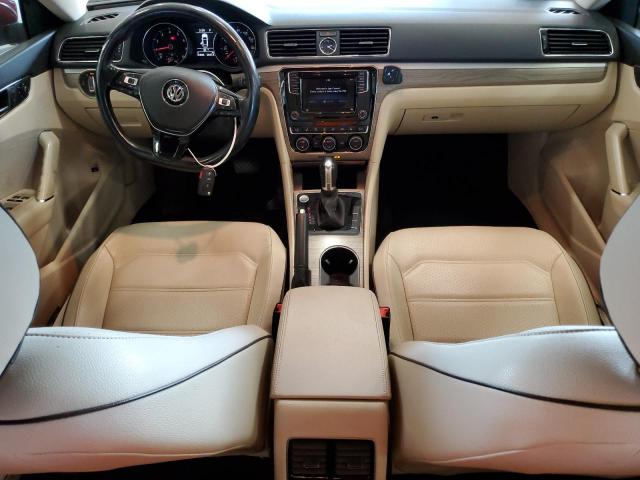 VOLKSWAGEN PASSAT 2017 Red