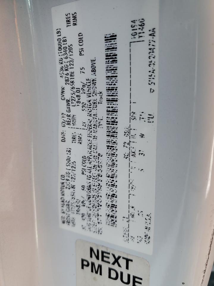 2019 Ford F250 Super Duty VIN: 1FT7W2BT8KEE55278 Lot: 60902965