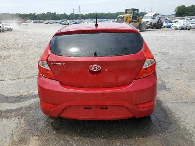  HYUNDAI ACCENT 2017 Czerwony