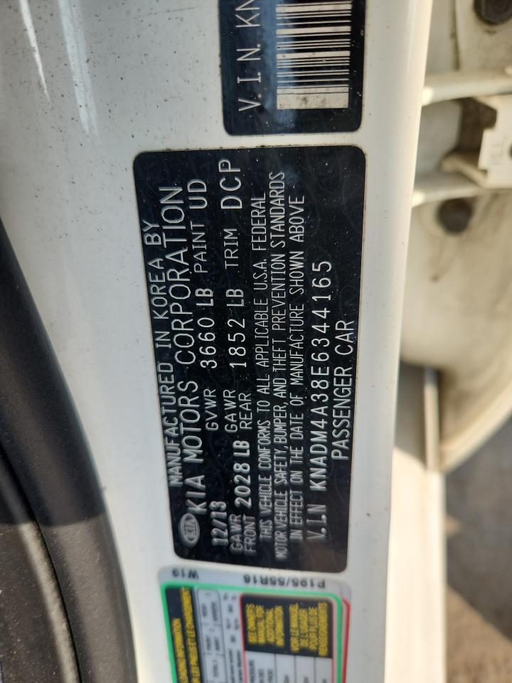 2014 Kia Rio Lx VIN: KNADM4A38E6344165 Lot: 60120145