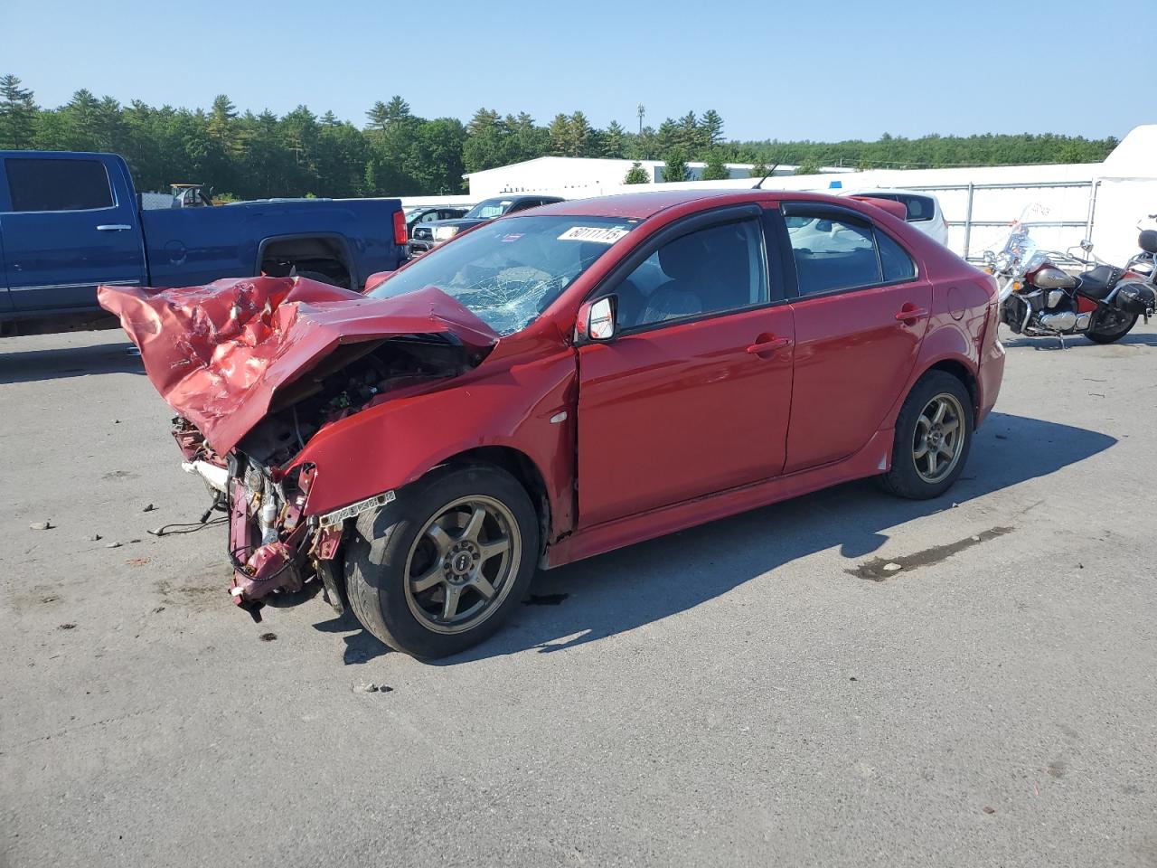 2010 Mitsubishi Lancer Gts за продажба в Windham, ME - Front End