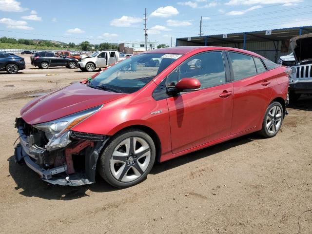 Хэтчбеки TOYOTA PRIUS 2017 Красный