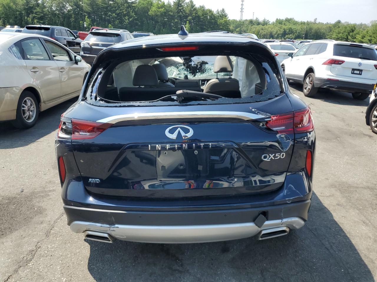2024 Infiniti Qx50 Luxe VIN: 3PCAJ5BB2RF100757 Lot: 59855535