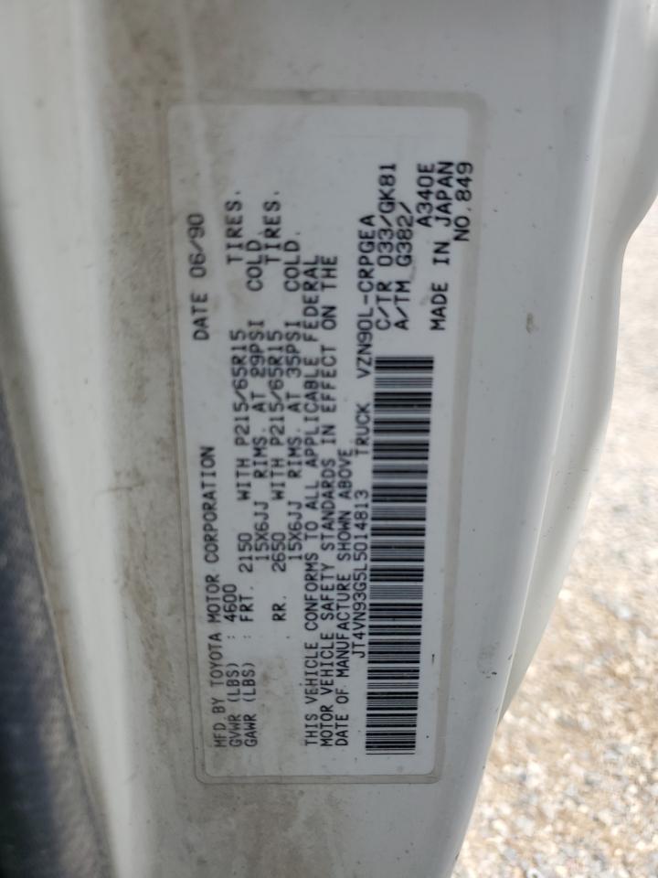 1990 Toyota Pickup 1/2 Ton Extra Long Wheelbase Sr5 VIN: JT4VN93G5L5014813 Lot: 61836565