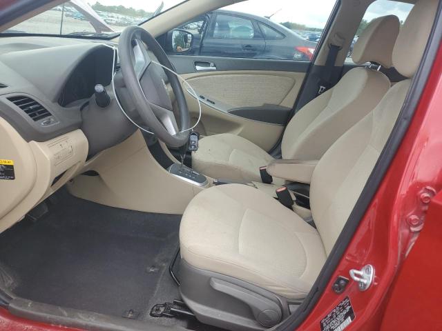 Sedans HYUNDAI ACCENT 2014 Red