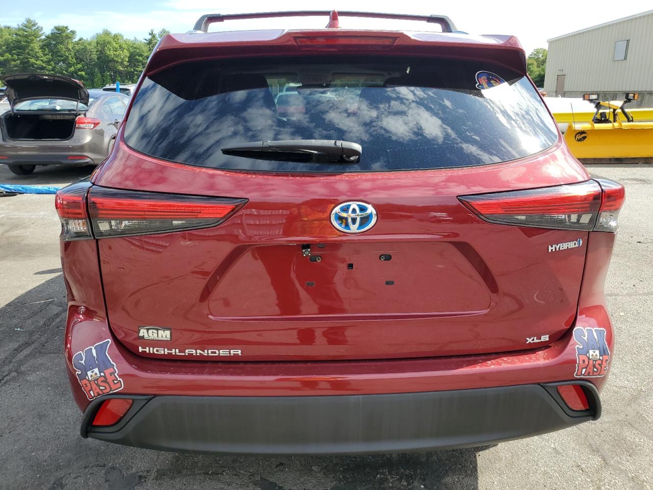 2021 Toyota Highlander Hybrid Xle VIN: 5TDHBRCH7MS023698 Lot: 62461495