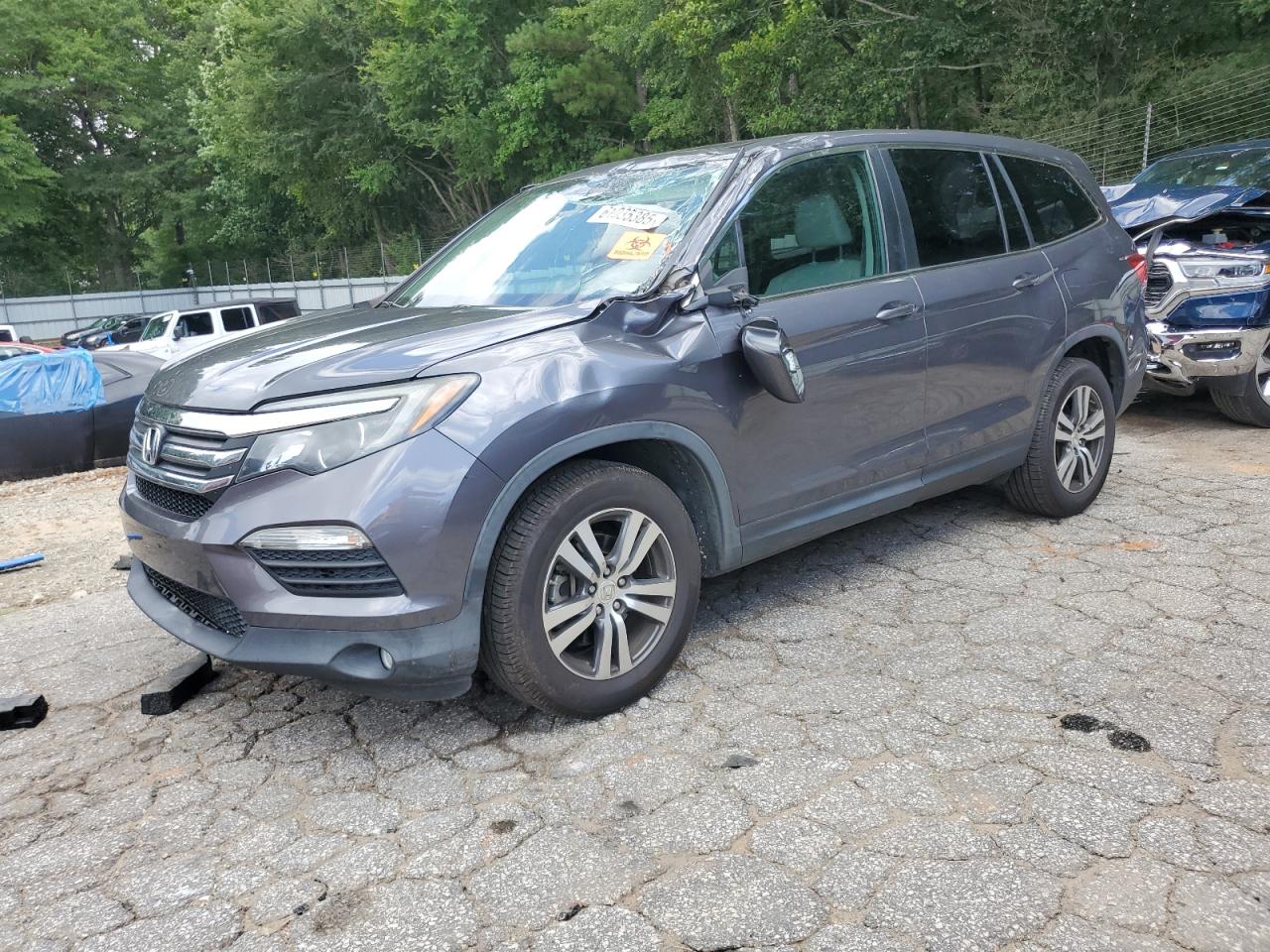 2016 Honda Pilot Exl for Sale in Austell, GA - Front End