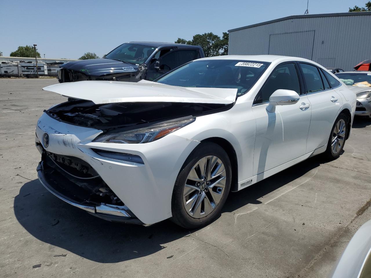 2021 Toyota Mirai Xle იყიდება Sacramento-ში, CA - Front End