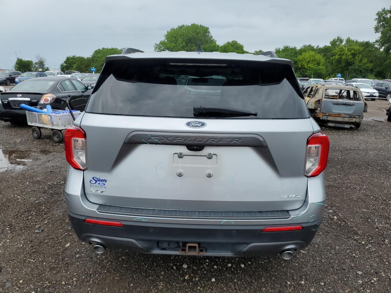 2022 Ford Explorer Xlt VIN: 1FMSK8DH5NGB71998 Lot: 61478725