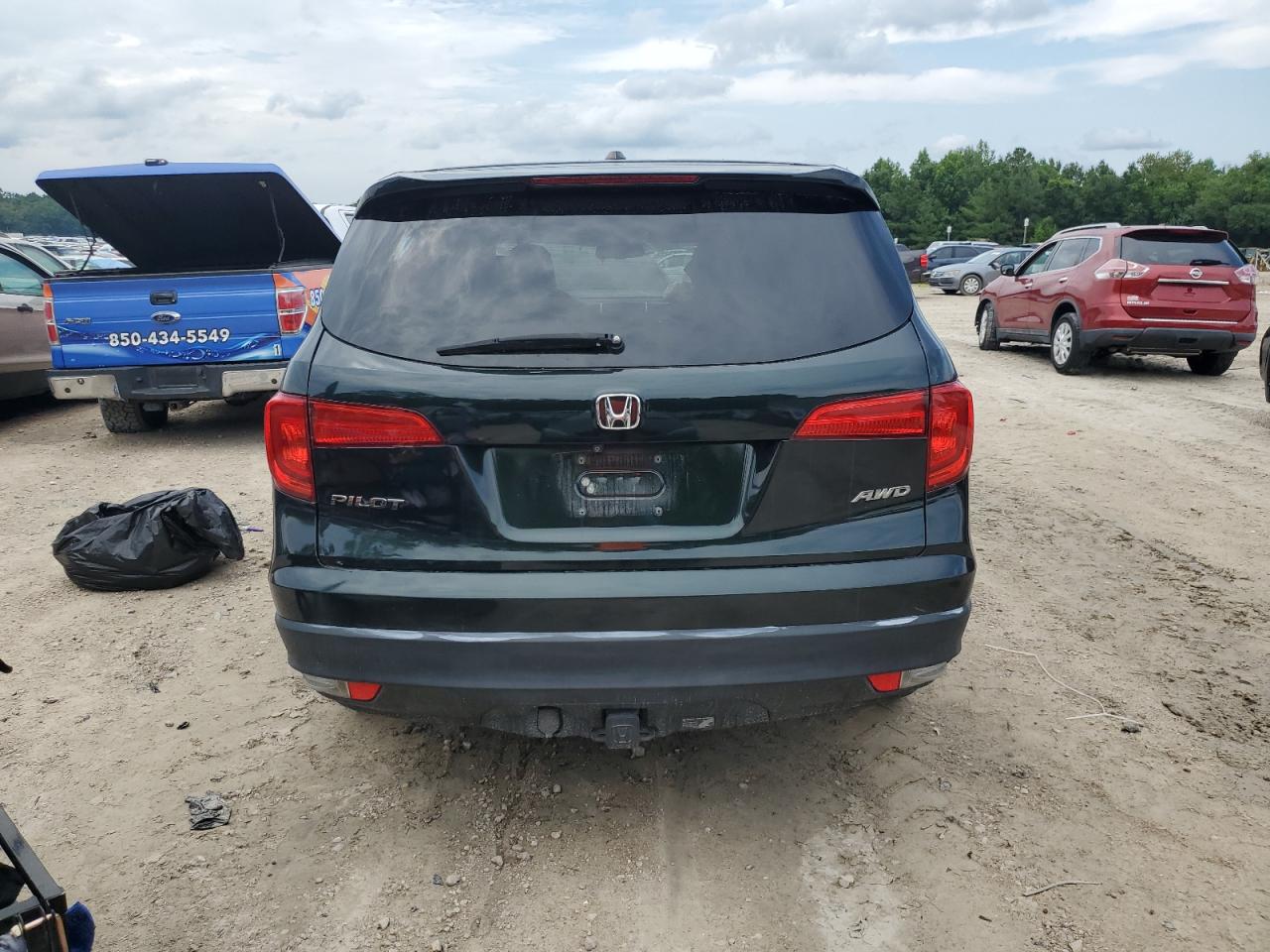 HONDA PILOT 2016 VIN 5FNYF6H57GB082826 фото 6