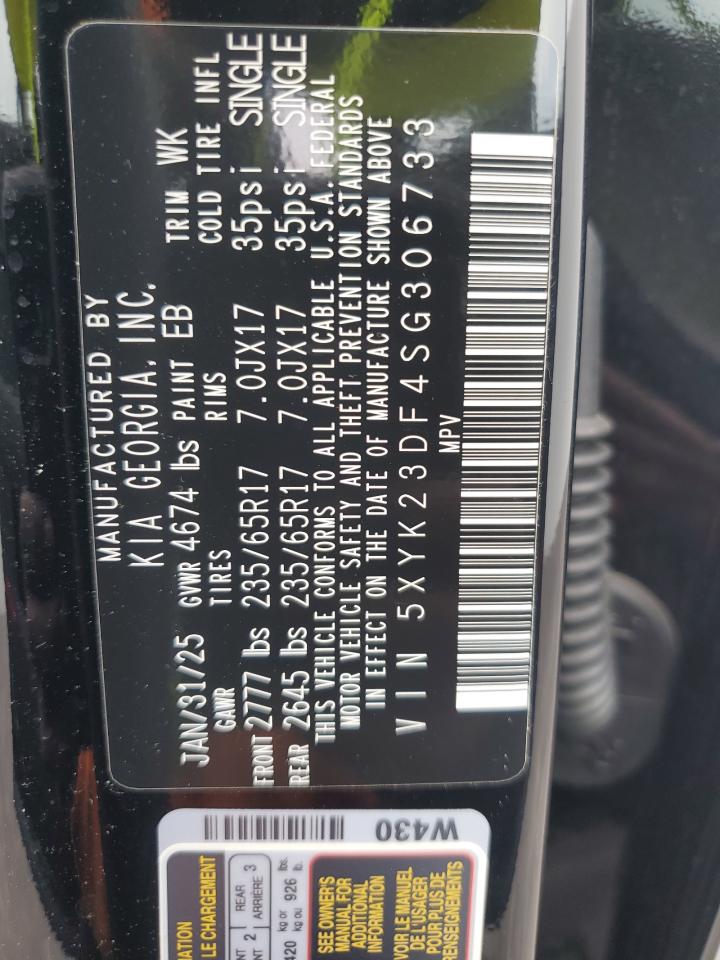 KIA SPORTAGE 2025 VIN 5XYK23DF4SG306733 фото 14