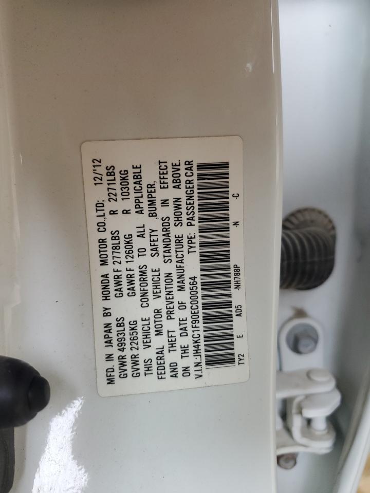 2014 Acura Rlx Advance VIN: JH4KC1F90EC000564 Lot: 59930075