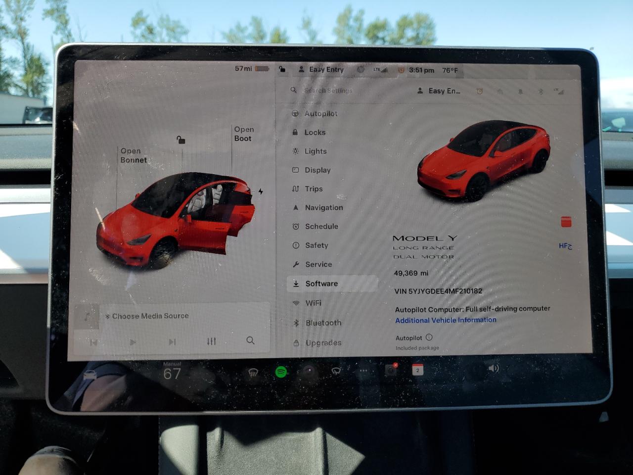 2021 Tesla Model Y VIN: 5YJYGDEE4MF210182 Lot: 59150395