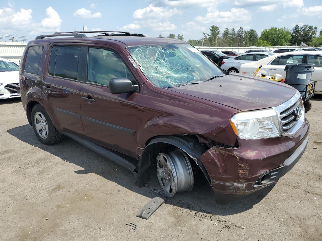 HONDA PILOT 2014 VIN 5FNYF4H26EB008952 фото 4