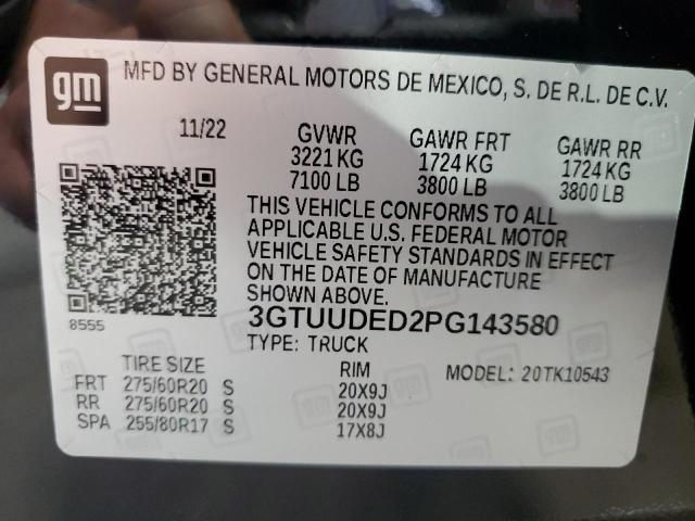 2023 GMC SIERRA K1500 SLT  