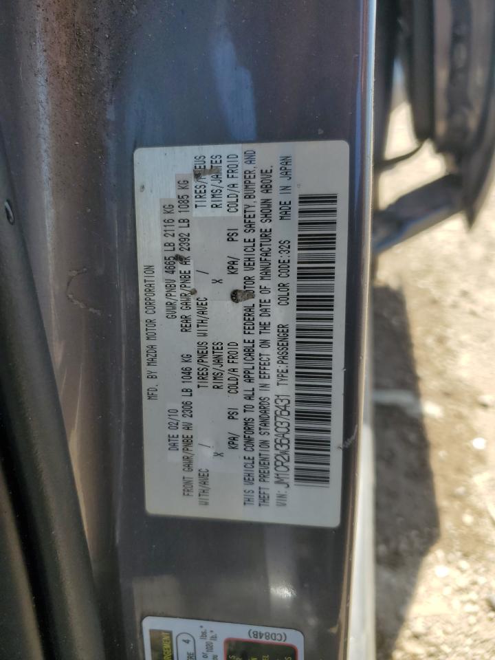 2010 Mazda 5 VIN: JM1CR2W36A0376431 Lot: 61923875