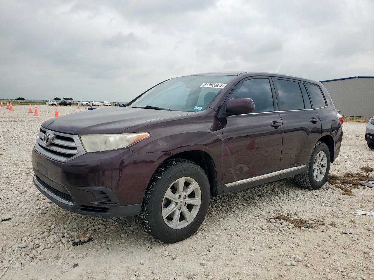 2013 Toyota Highlander Base იყიდება Taylor-ში, TX - Hail
