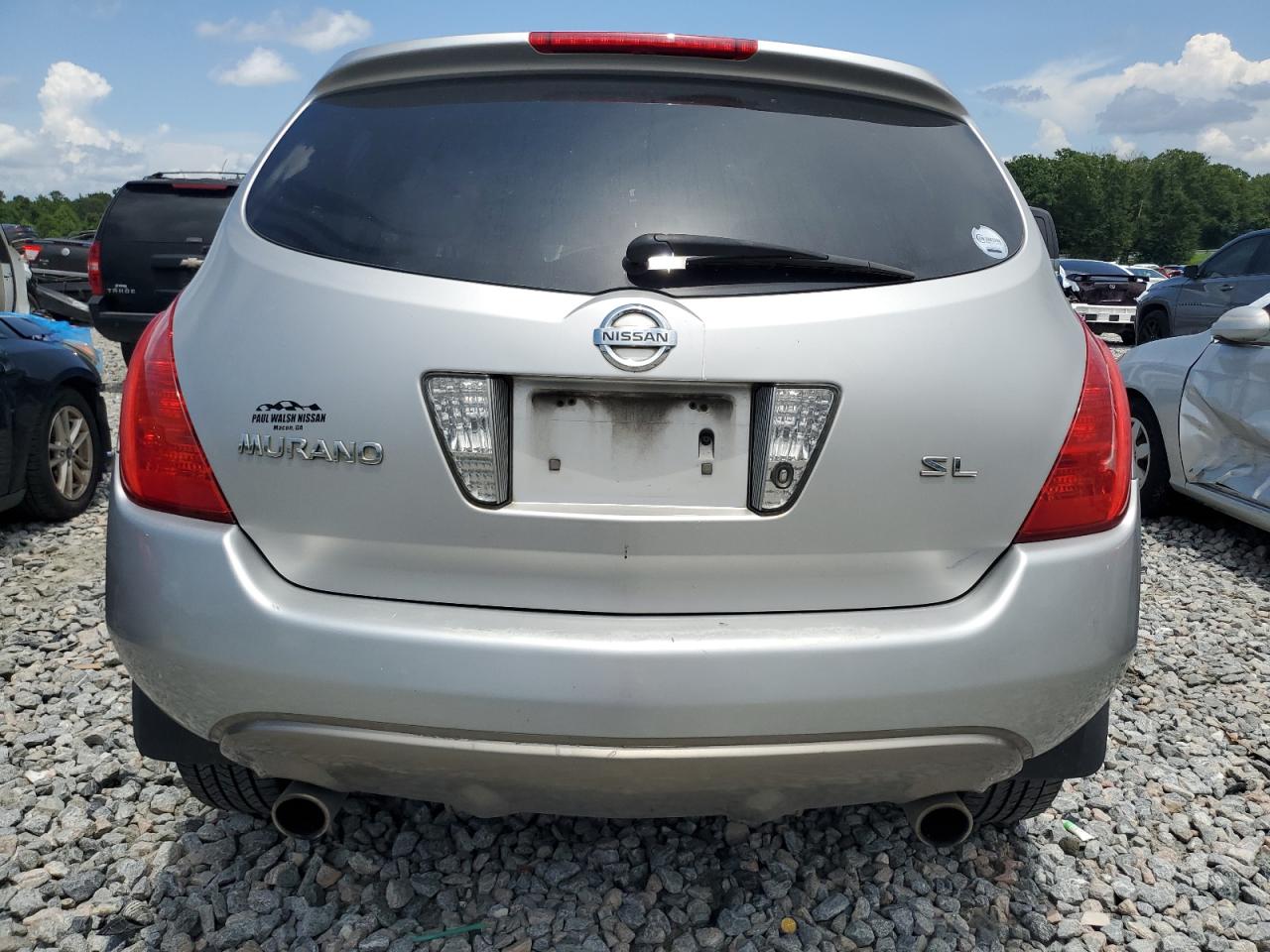 2005 Nissan Murano Sl VIN: JN8AZ08TX5W317740 Lot: 61190465