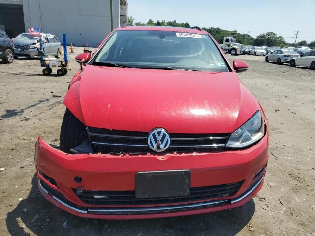 Crossovers VOLKSWAGEN GOLF 2017 Czerwony