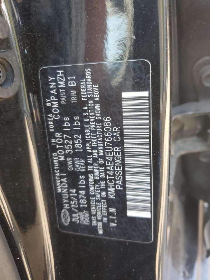 HYUNDAI ACCENT 2014 VIN KMHCT4AE4EU766086 фото 12