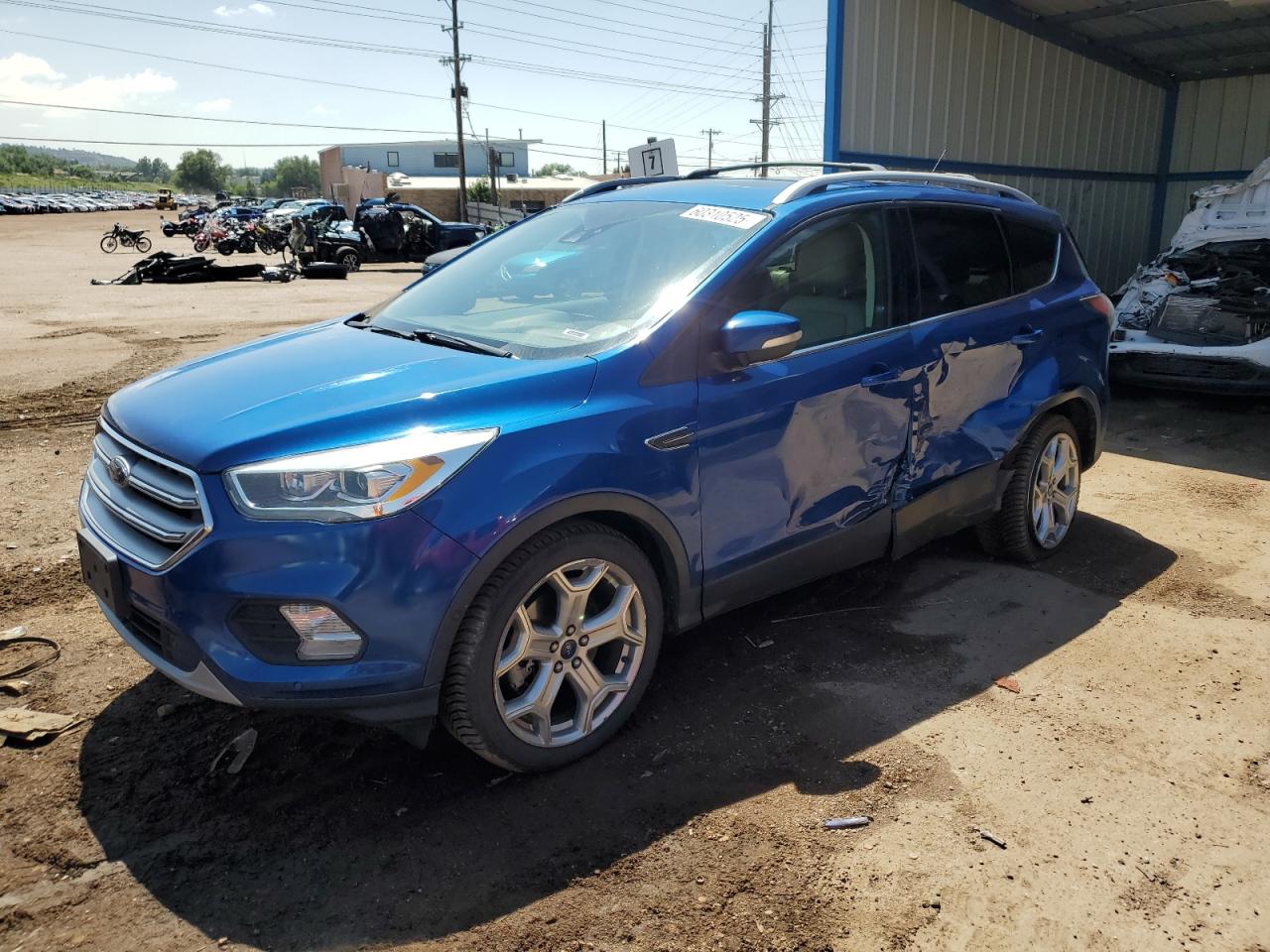 2017 Ford Escape Titanium იყიდება Colorado Springs-ში, CO - Side
