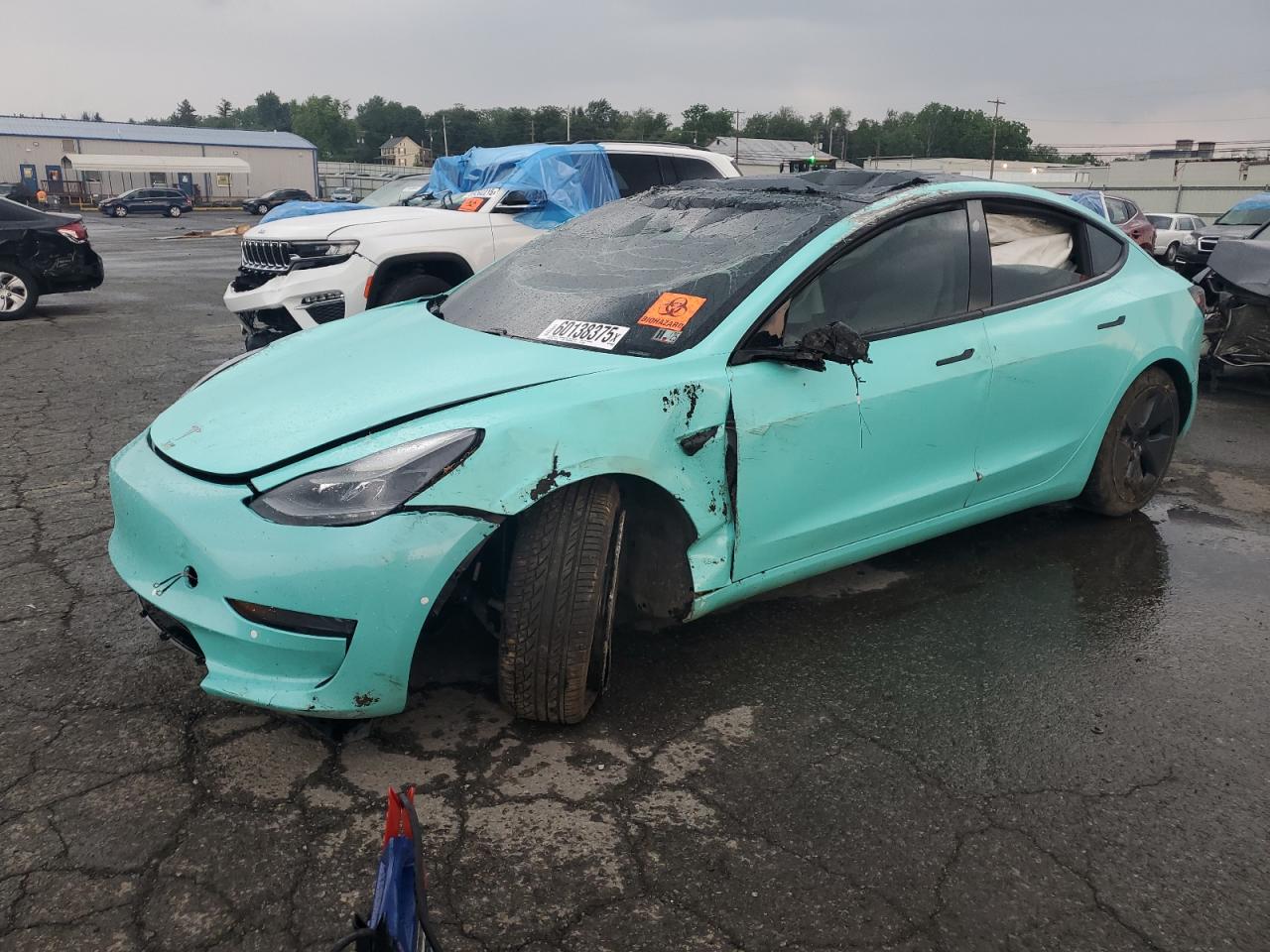 2021 Tesla Model 3 للبيع في Pennsburg، PA - Rollover