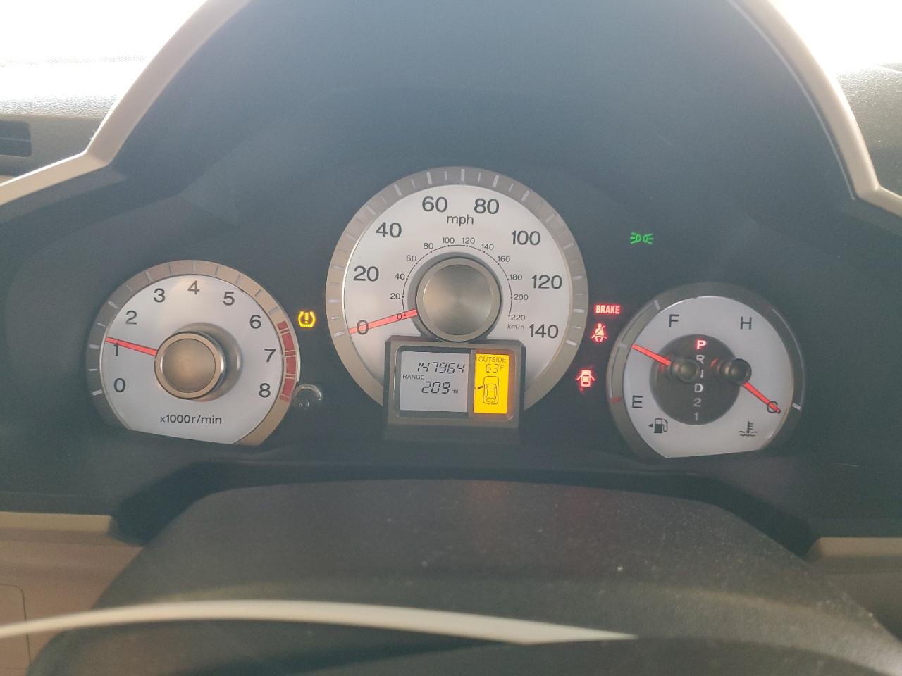 HONDA PILOT 2009 VIN 5FNYF48459B001823 photo 9
