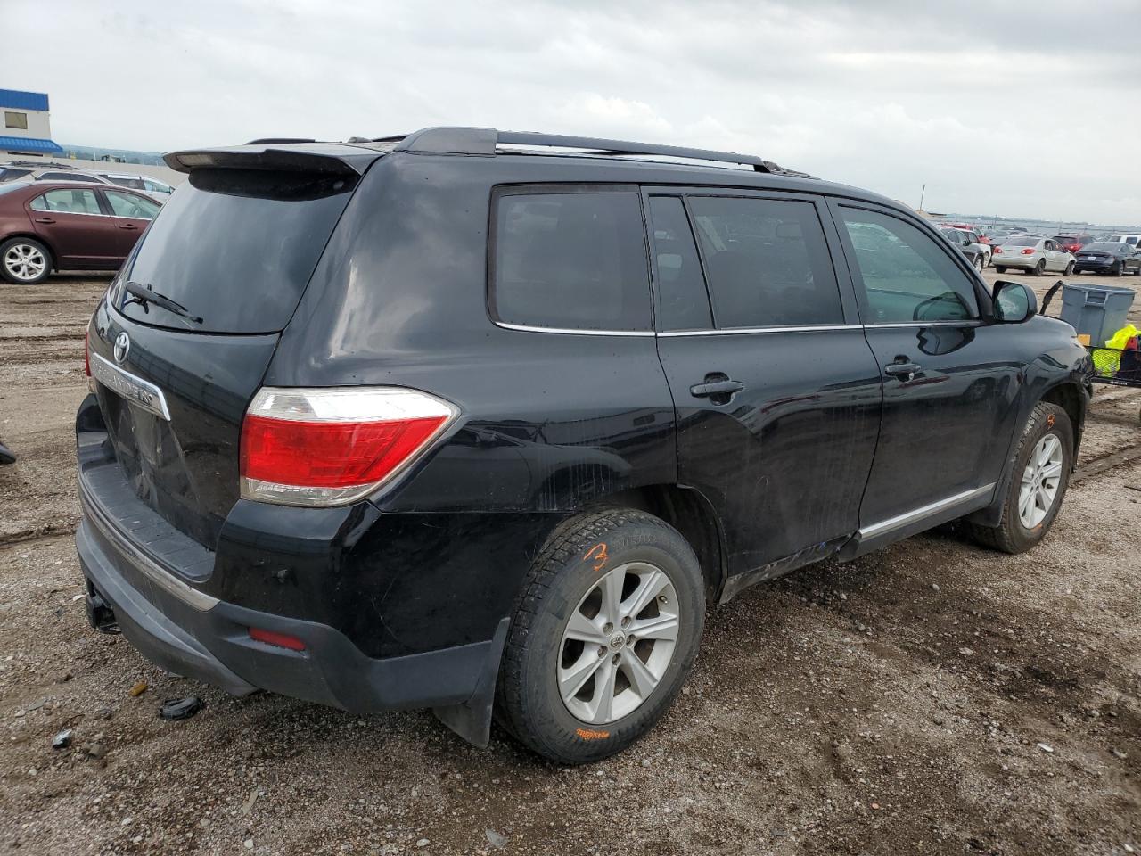 2012 Toyota Highlander Base black null gas 5TDZK3EH8CS084944 photo #4