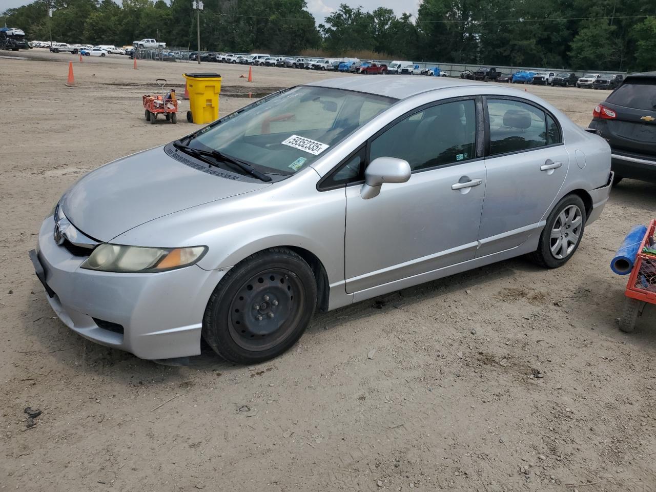 2010 Honda Civic Lx за продажба в Greenwell Springs, LA - Rear End